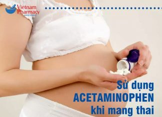sử dụng acetaminophen khi mang thai