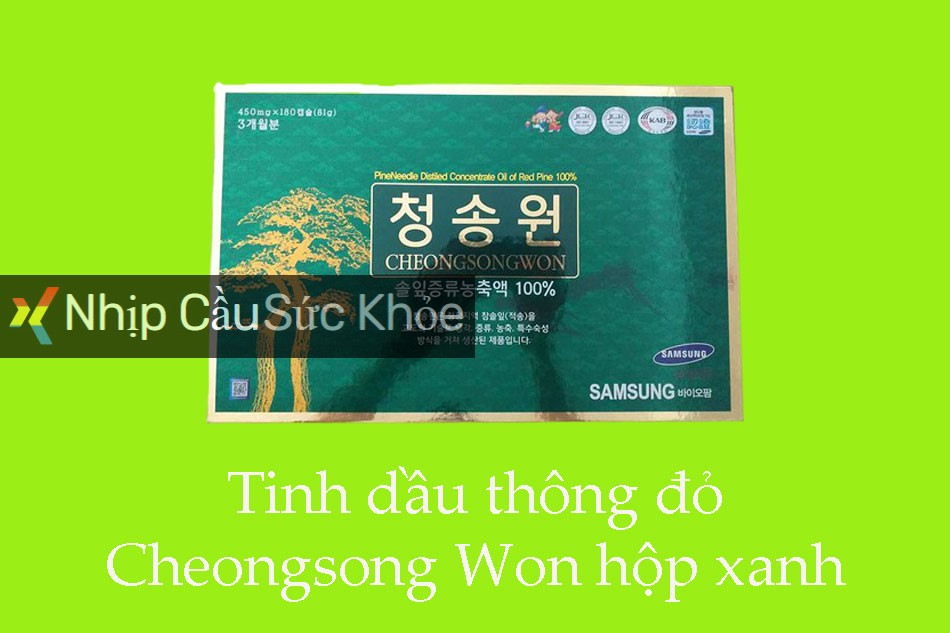 Tinh dầu thông đỏ Cheongsong Won hộp xanh