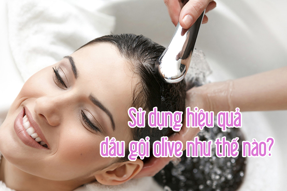 Hướng dẫn sử dụng dầu gội Olive hiệu quả 