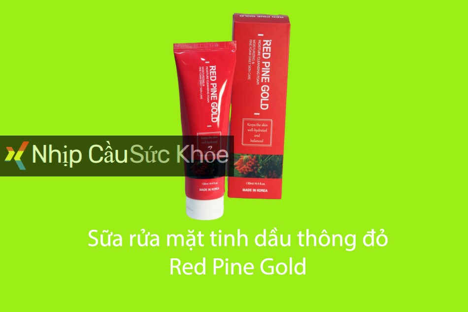 Sữa rửa mặt tinh dầu thông đỏ Red Pine Gold